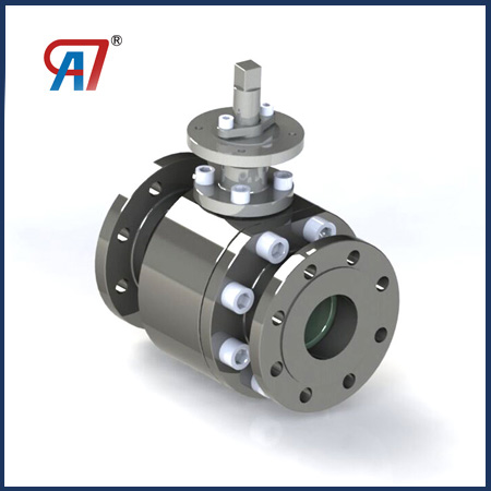Super hard metal sealing ball valve